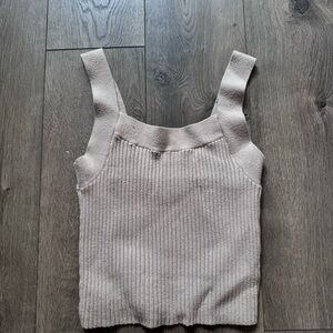 Abercrombie & Fitch Ribbed Sleeveless Tank Top